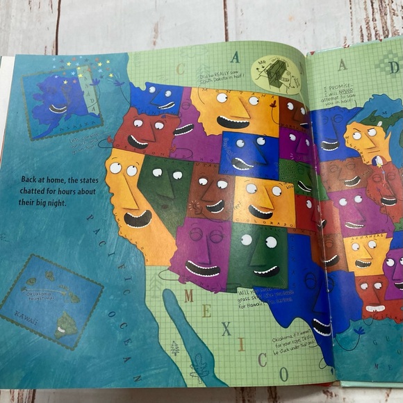 The Scrambled States Of America Hardcover Book By Laurie Keller - Picture 10 of 16